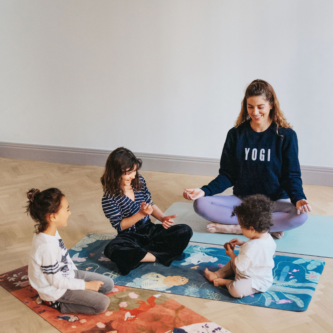 Kids Yoga Mat door Karin Design: Red Forest