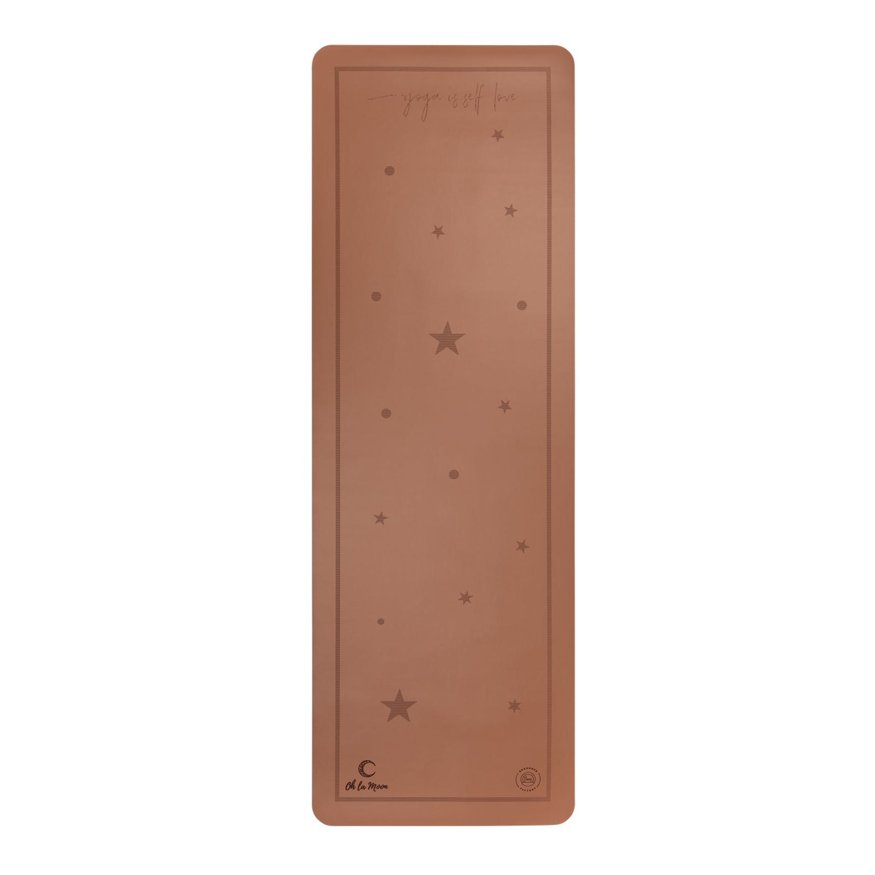 Oh la moon Super Grip Yogamat Beige / Caramel: 3,5 mm