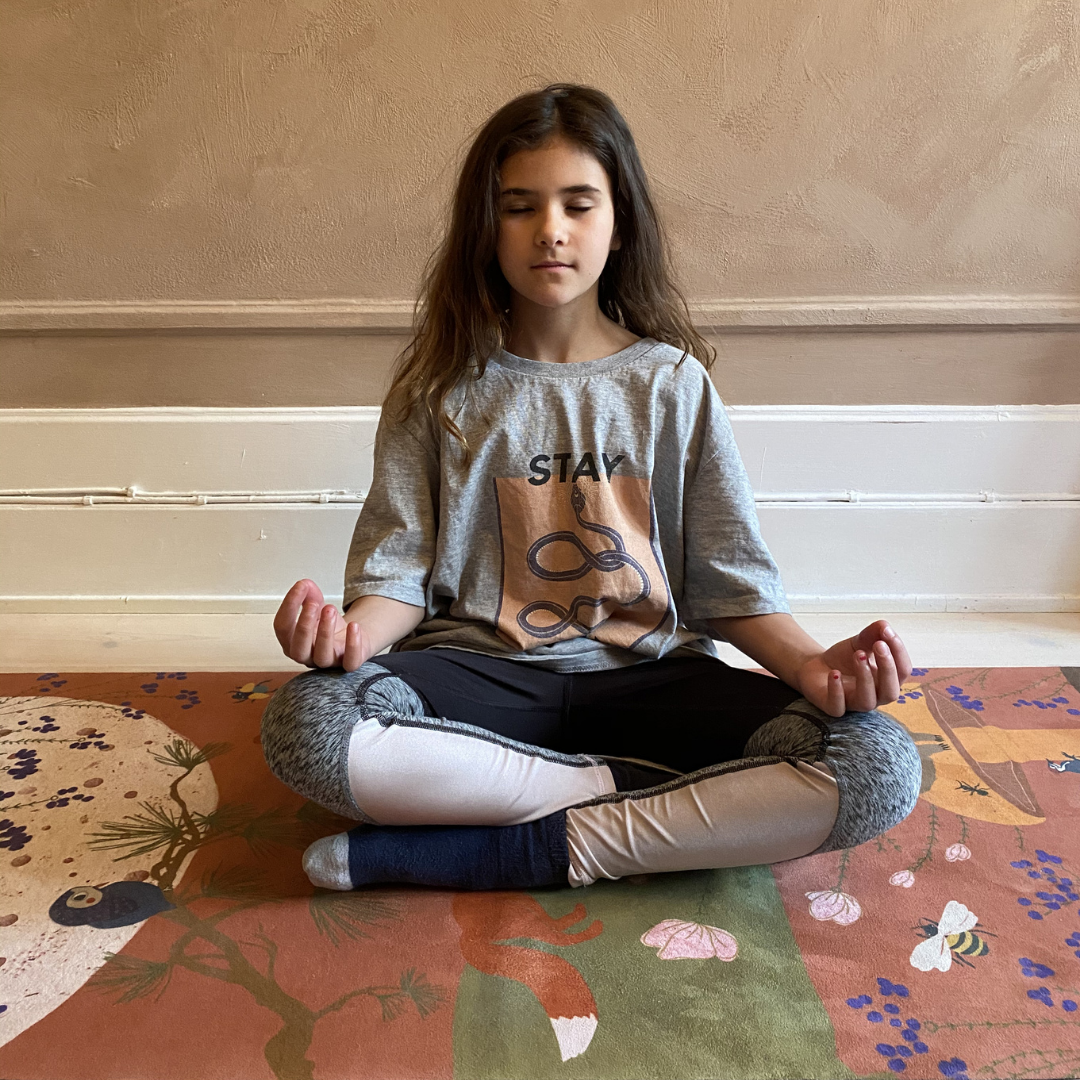 Kids Yoga Mat door Karin Design: Red Forest