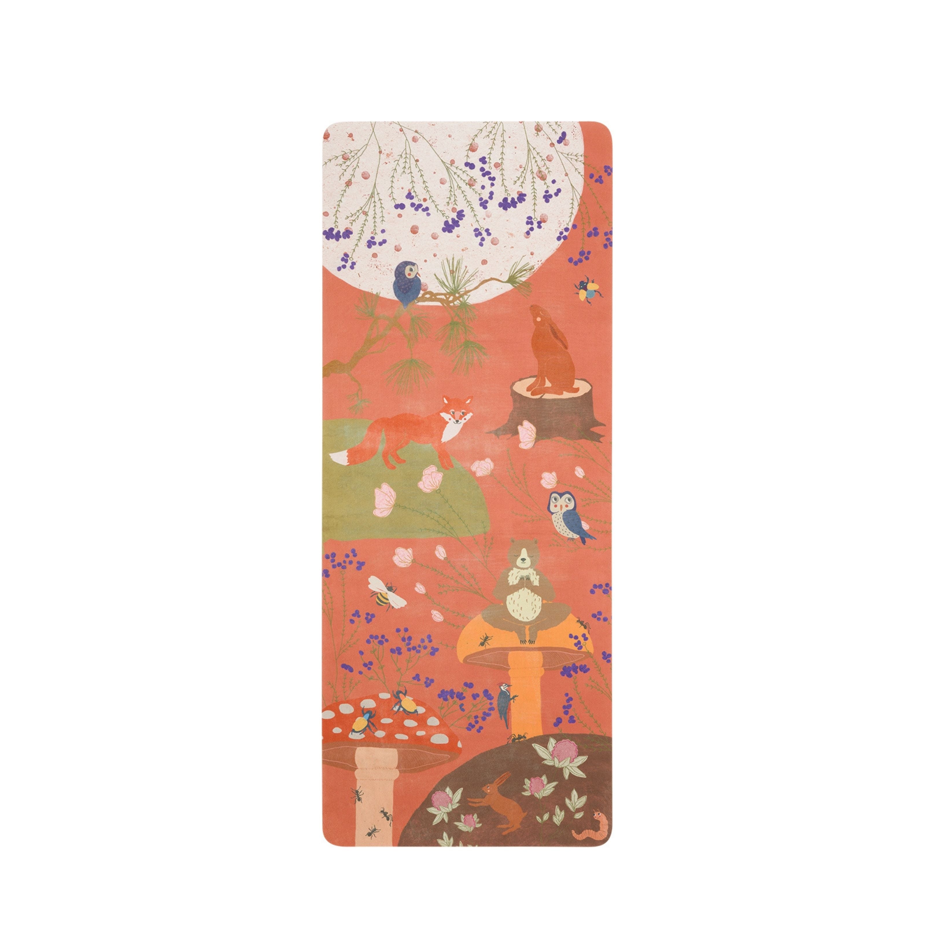 Kids Yoga Mat door Karin Design: Red Forest