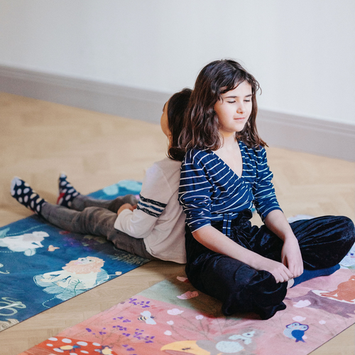 Kids Yoga Mat door Karin Design: Red Forest